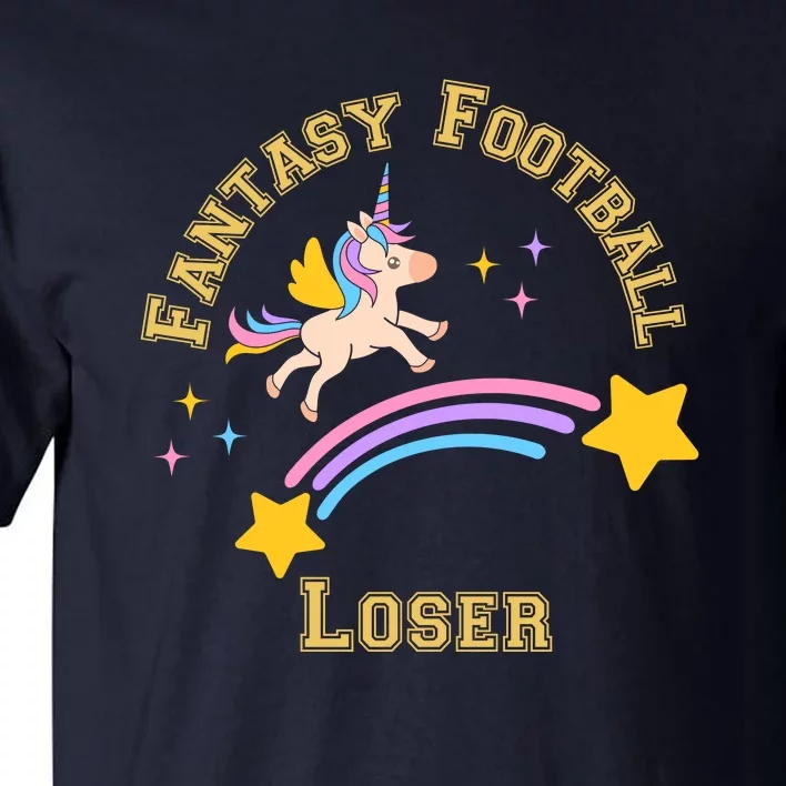 Funny Fantasy Football Punishment Loser Tall T-Shirt