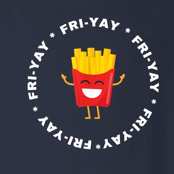 Friyay Funny Friday Fries Lover Toddler Long Sleeve Shirt