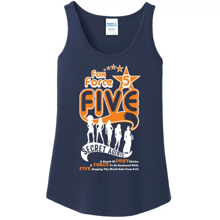 Fox Force Five &Quot;Le Orange&Quot; Variation Ladies Essential Tank