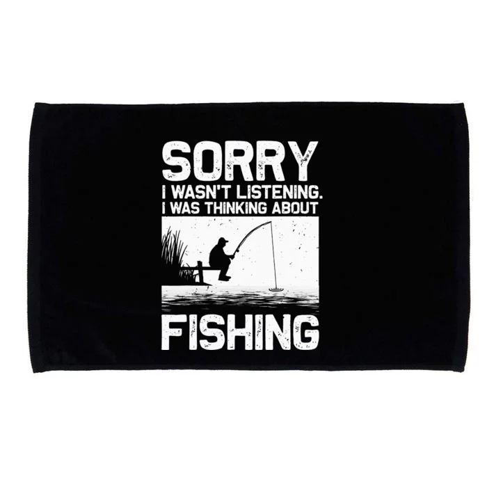 Funny Fishing For  Trout Bass Fisherman Vacation Microfiber Hand Towel