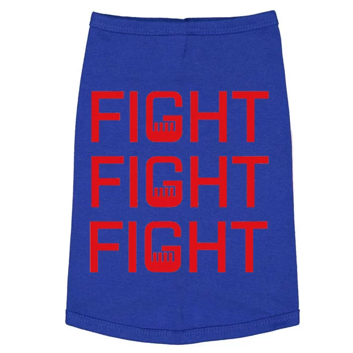 Fight Fight Fight Fist The Original Modern Look Trump Fist Doggie Tank