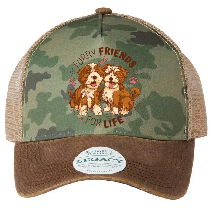 Furry Friends For Life Legacy Tie Dye Trucker Hat