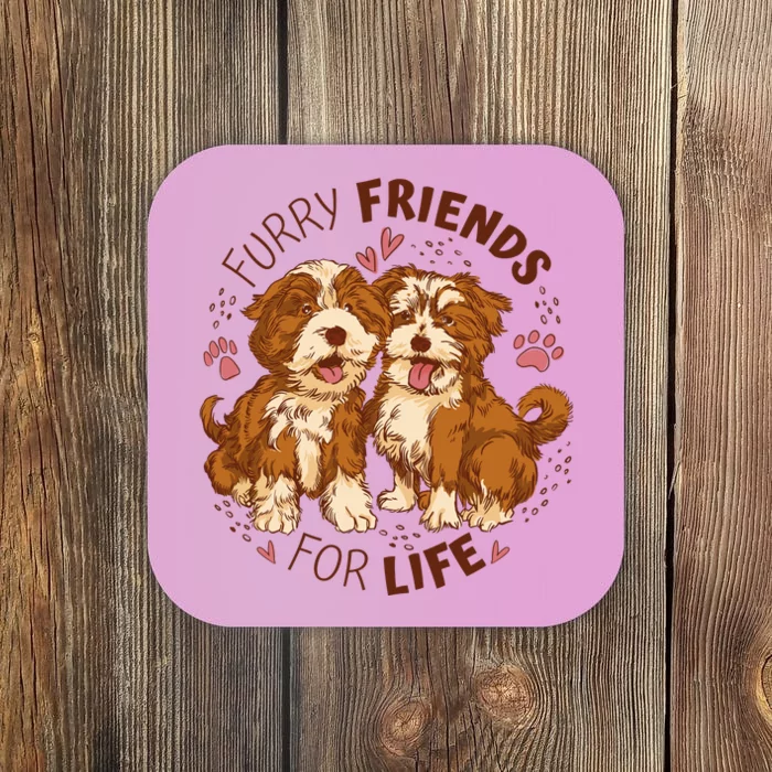 Furry Friends For Life Coaster