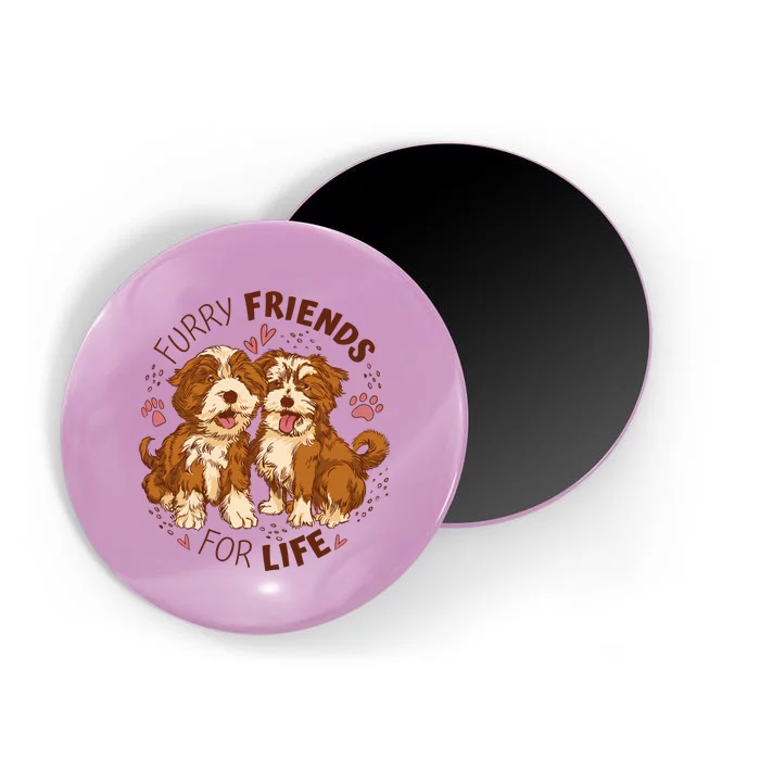 Furry Friends For Life Magnet