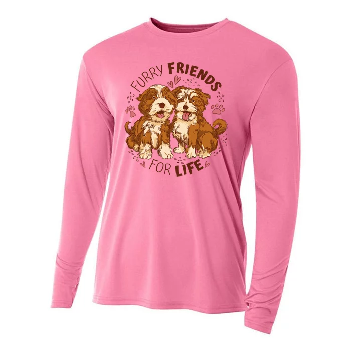 Furry Friends For Life Cooling Performance Long Sleeve Crew