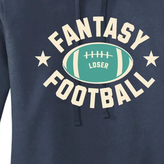 Funny Fantasy Football Last Place Loser Women's Pullover Hoodie