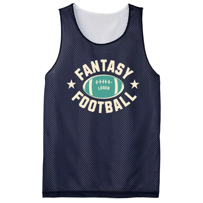 Funny Fantasy Football Last Place Loser Mesh Reversible Basketball Jersey Tank