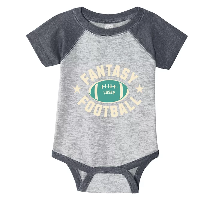 Funny Fantasy Football Last Place Loser Infant Baby Jersey Bodysuit