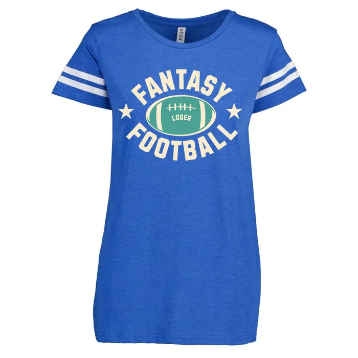 Funny Fantasy Football Last Place Loser Enza Ladies Jersey Football T-Shirt