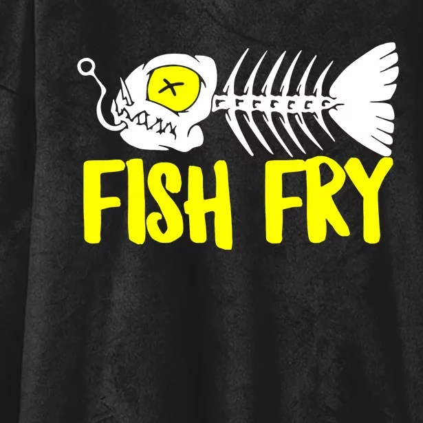 Fish Fry Hooded Wearable Blanket