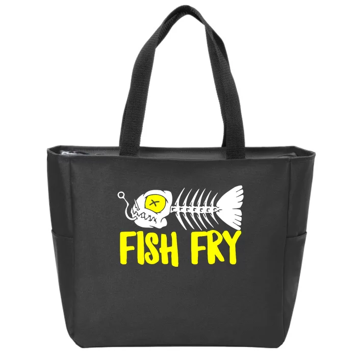 Fish Fry Zip Tote Bag