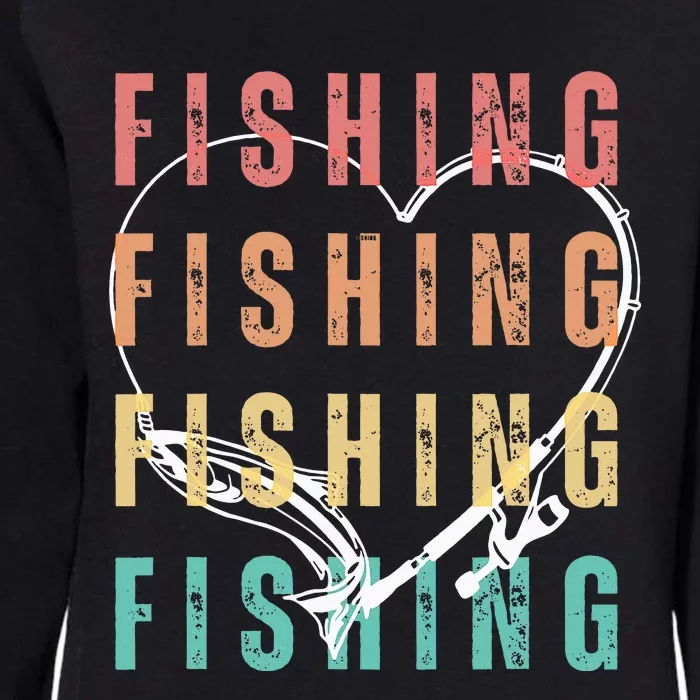 Funny Fishing Graphic design for Fishing Lover Womens California Wash Sweatshirt