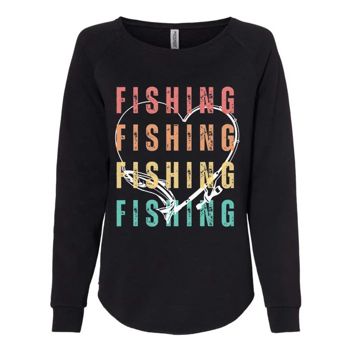 Funny Fishing Graphic design for Fishing Lover Womens California Wash Sweatshirt