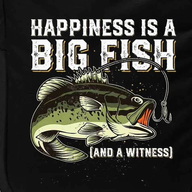 Funny Fishing Graphic design for Fishing Lover Impact Tech Backpack