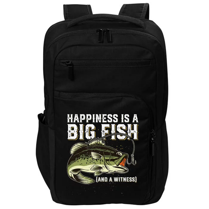 Funny Fishing Graphic design for Fishing Lover Impact Tech Backpack