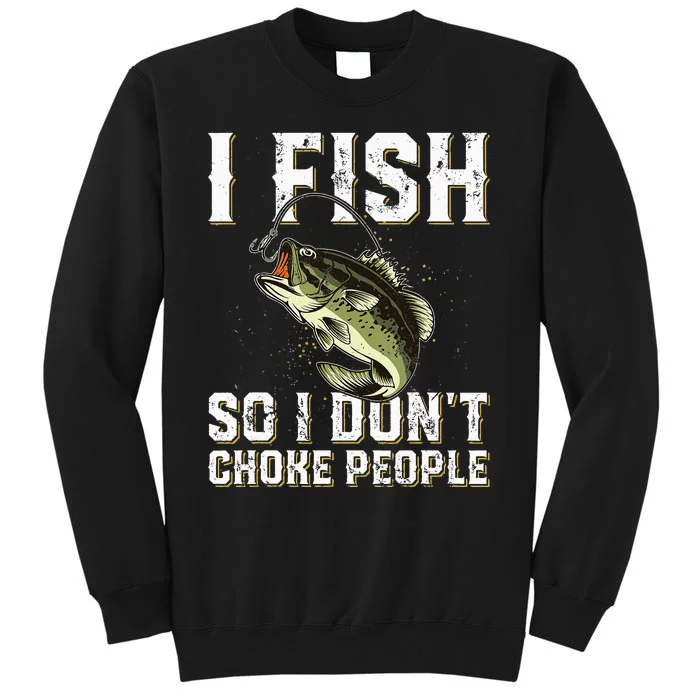 Funny Fishing Graphic design for Fishing Lover Tall Sweatshirt