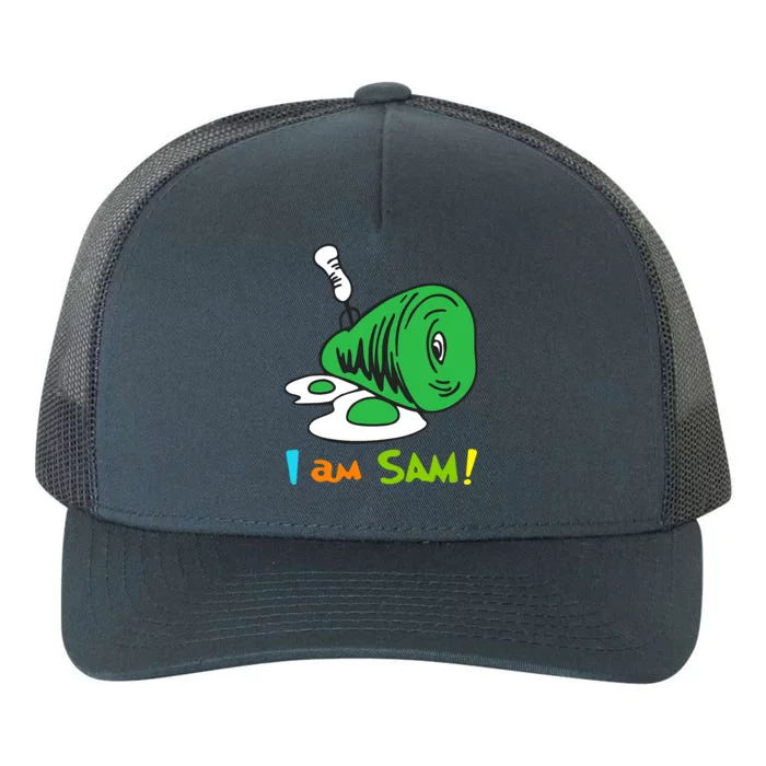 Funny Fried Green Ham And Eggs Days I Am Sam Yupoong Adult 5-Panel Trucker Hat