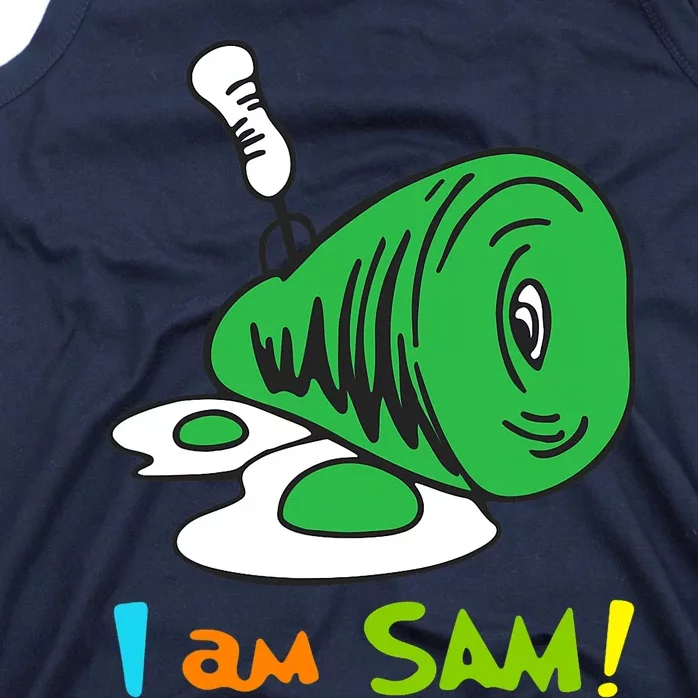 Funny Fried Green Ham And Eggs Days I Am Sam Tank Top