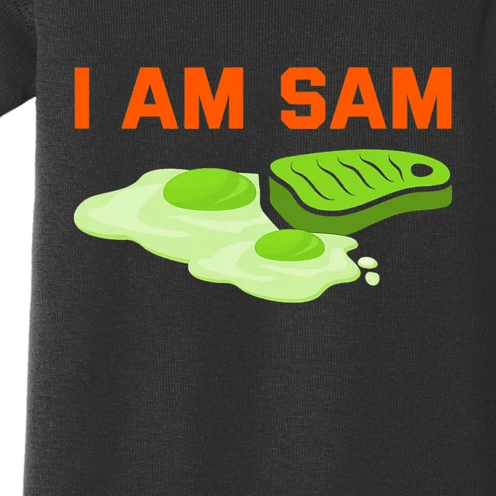 Funny Fried Green Ham And Eggs Days I Am Sam Baby Bodysuit