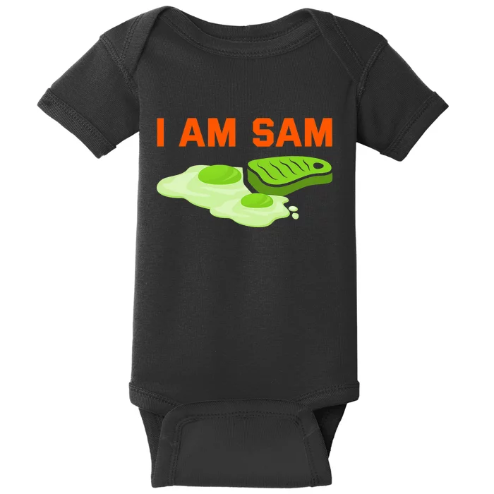 Funny Fried Green Ham And Eggs Days I Am Sam Baby Bodysuit