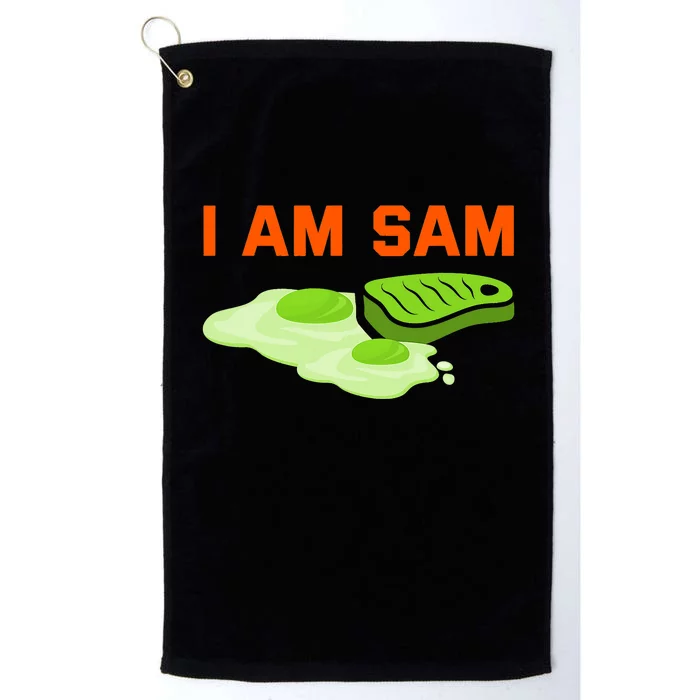 Funny Fried Green Ham And Eggs Days I Am Sam Platinum Collection Golf Towel