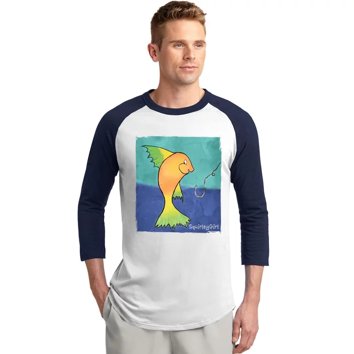 Funky Fish Great Gift Baseball Sleeve Shirt