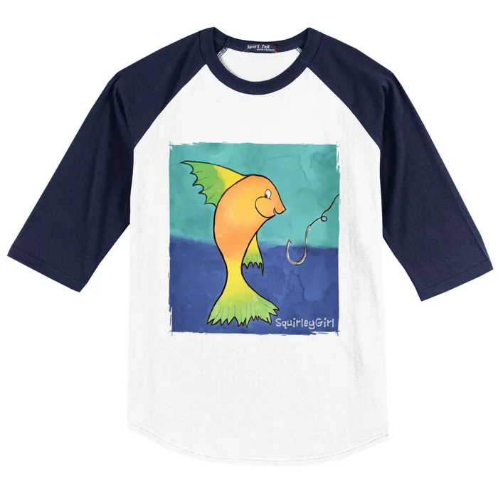 Funky Fish Great Gift Baseball Sleeve Shirt