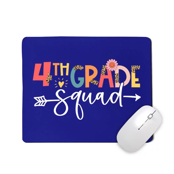 Funny Fourth Grade Back To School Groovy 4Th Grade Squad Gift Mousepad