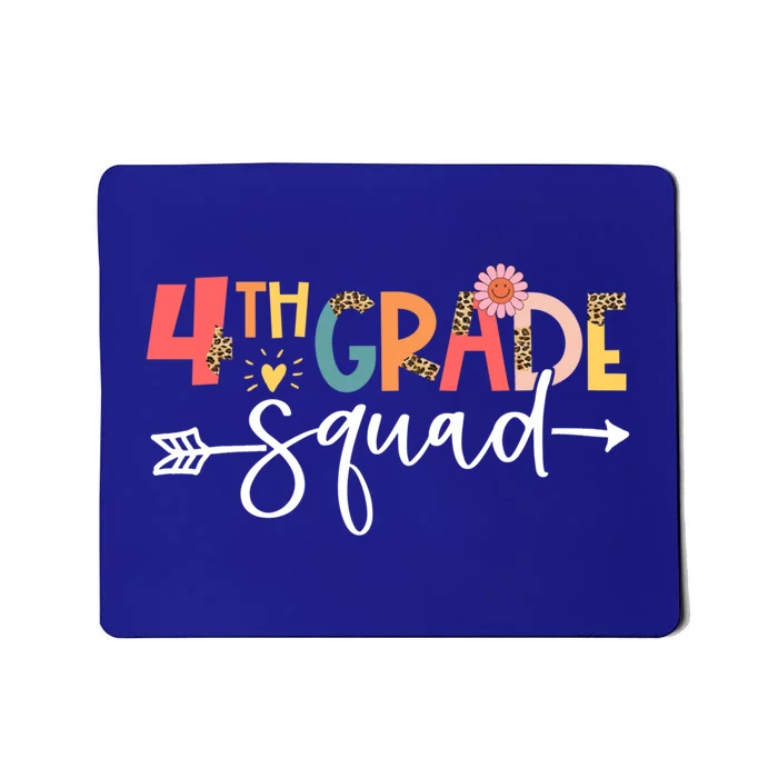 Funny Fourth Grade Back To School Groovy 4Th Grade Squad Gift Mousepad