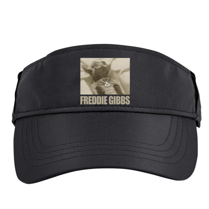 Freddiegibbs Freddie Gibbs Space Rabbit Adult Drive Performance Visor