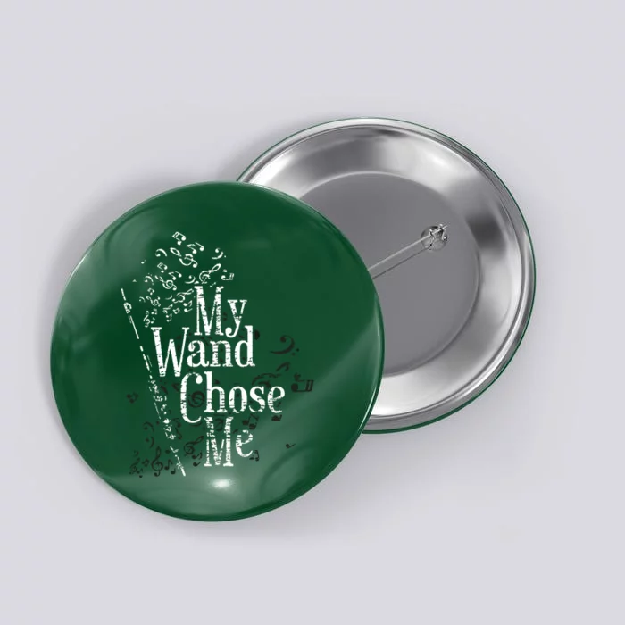 Flute Flutist Gifts Button