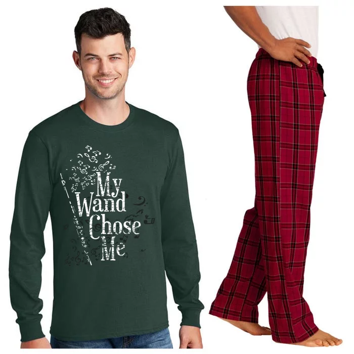 Flute Flutist Gifts Long Sleeve Pajama Set