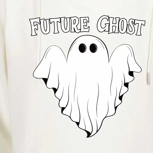 Funny Future Ghost Paranormal Halloween Womens Funnel Neck Pullover Hood