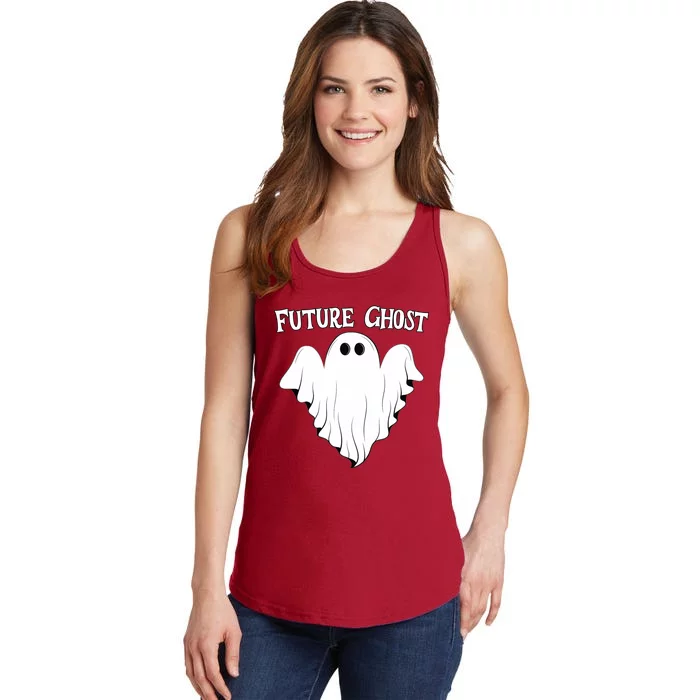 Funny Future Ghost Paranormal Halloween Ladies Essential Tank