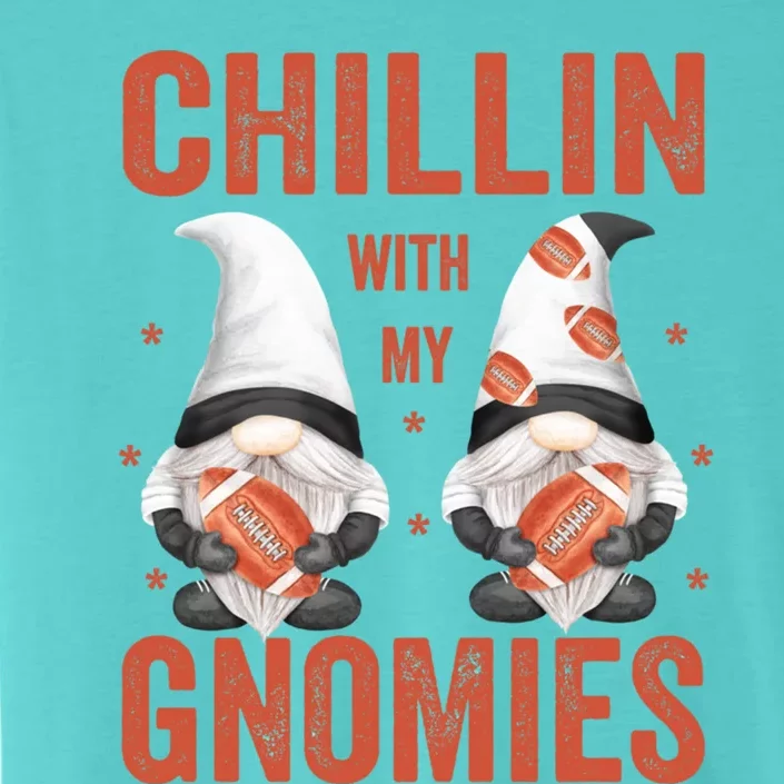 Funny Football Gnomes Chillin With My Gnomies Gift ChromaSoft Performance T-Shirt