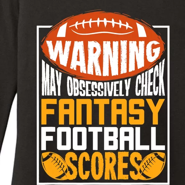 Fantasy Football Gift For A Fantasy Football Player Womens CVC Long Sleeve Shirt