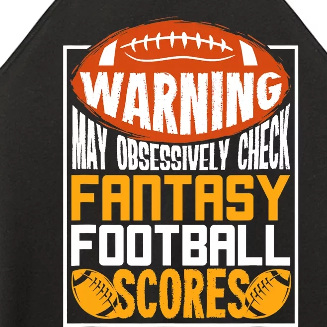 Fantasy Football Gift For A Fantasy Football Player Women’s Perfect Tri Rocker Tank