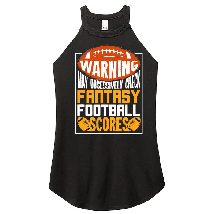 Fantasy Football Gift For A Fantasy Football Player Women’s Perfect Tri Rocker Tank