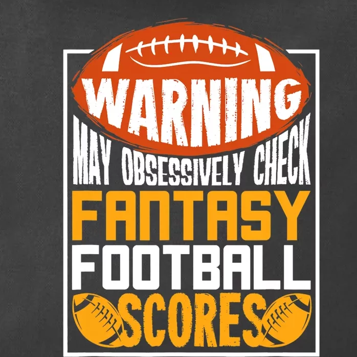 Fantasy Football Gift For A Fantasy Football Player Zip Tote Bag