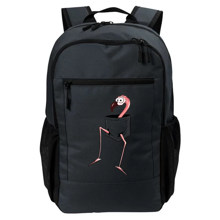 For Flamingocute Giftlovers L Fancy Pink Flamingo In A Pocket Gift Daily Commute Backpack