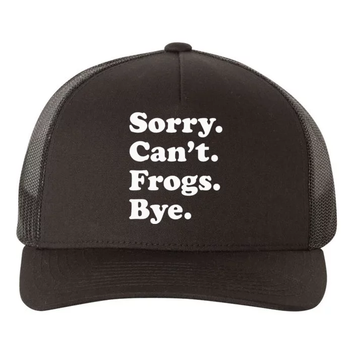 Funny Frog Gift For Men Women Yupoong Adult 5-Panel Trucker Hat