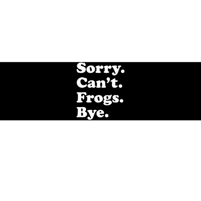 Funny Frog Gift For Men Women Bumper Sticker