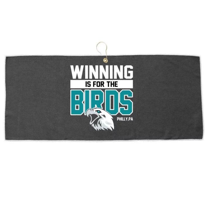 Football Fan Gear | Winning Is For The Birds Large Microfiber Waffle Golf Towel