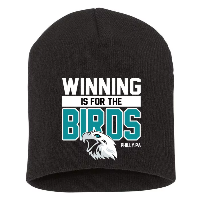 Football Fan Gear | Winning Is For The Birds Short Acrylic Beanie