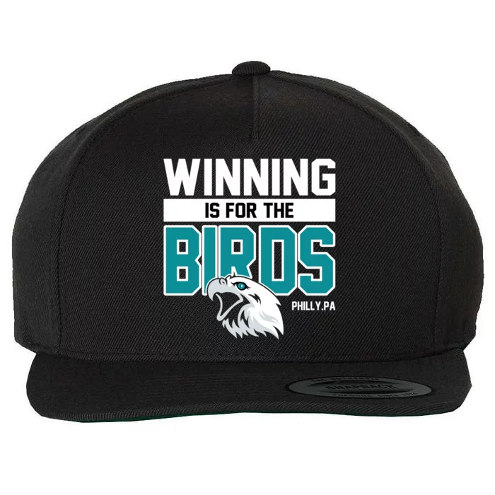 Football Fan Gear | Winning Is For The Birds Wool Snapback Cap