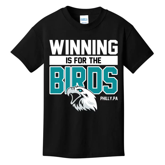 Football Fan Gear | Winning Is For The Birds Kids T-Shirt