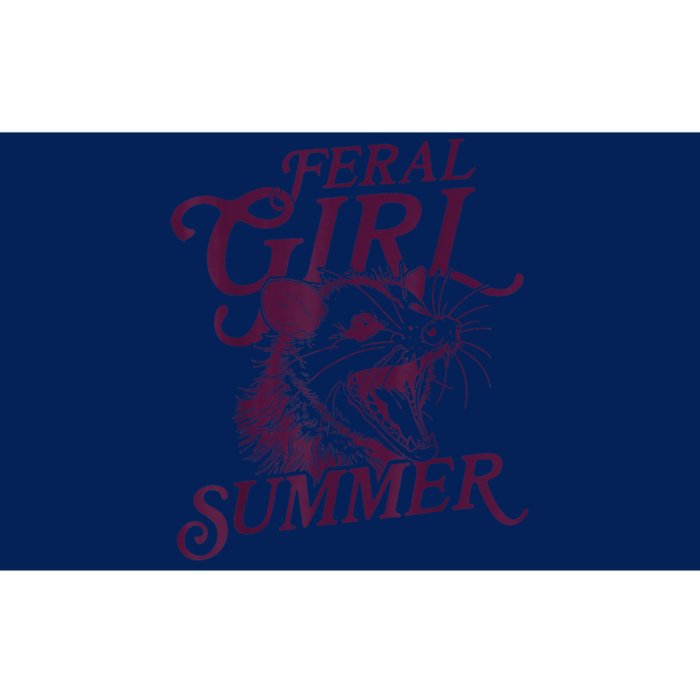 Funny Feral Girl Summer Gift Bumper Sticker