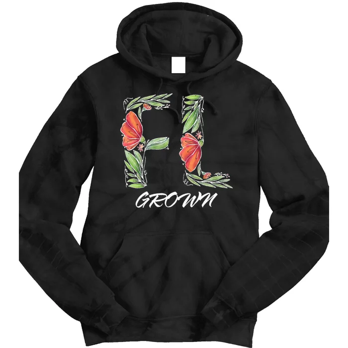 Florida Flo Grown Miami Orlando Tampa Destin Flag Tie Dye Hoodie