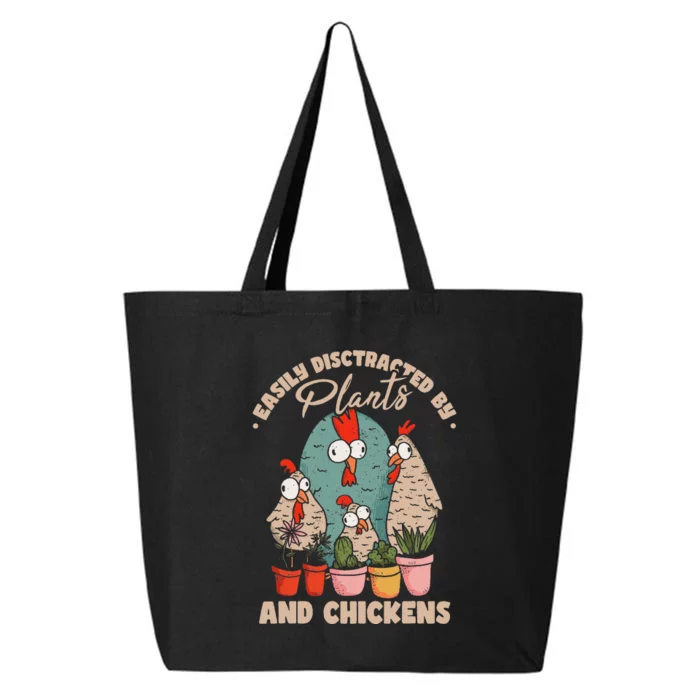 Funny Farming Gardening Plant Garden Chicken Plants 25L Jumbo Tote