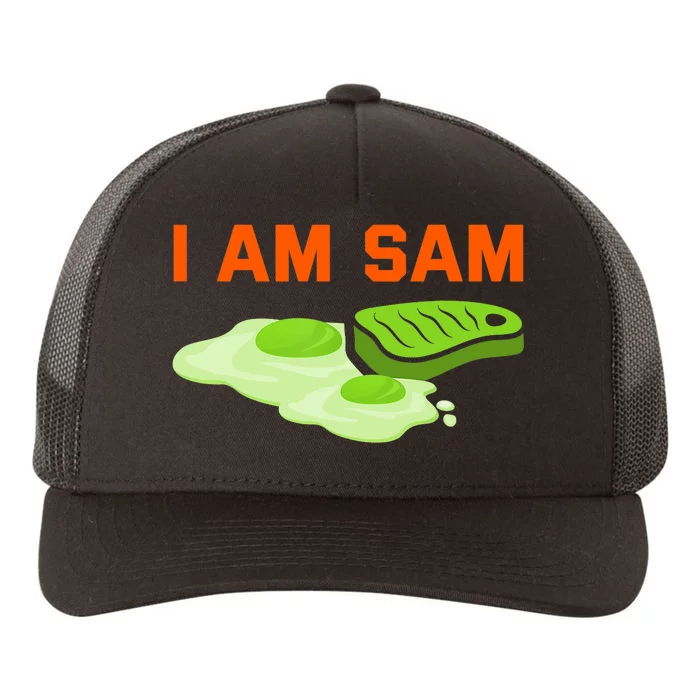 Funny Fried Green Ham And Eggs Days I Am Sam Yupoong Adult 5-Panel Trucker Hat